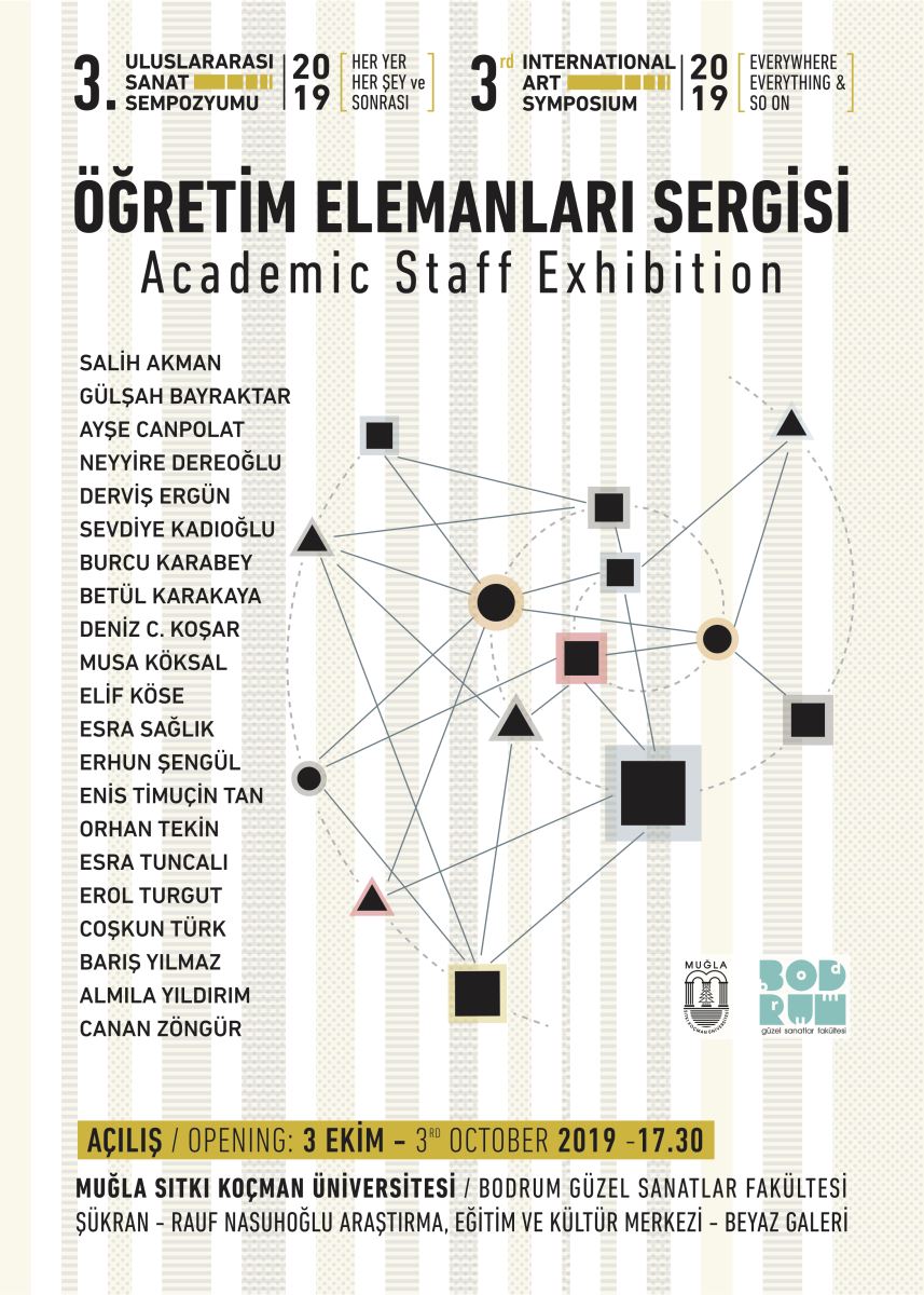 Bodrum Guzel Sanatlar Fakultesi Mugla Sitki Kocman Universitesi Ogretim Elemanlari Sergisi